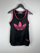 Adidas Chile62 Sleeves Singlet Canottiera S Unisex Nero Rosa Men Uomo Summer Top