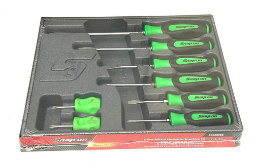 Snap tools green 8pc soft - green,