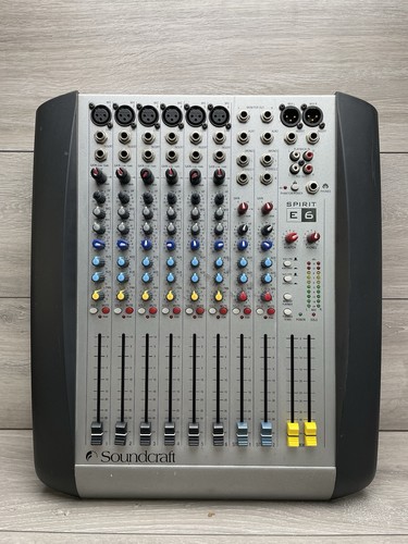 Soundcraft spirit mixer - e6,
