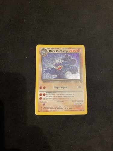 Carta pokémon dark machamp - carta,