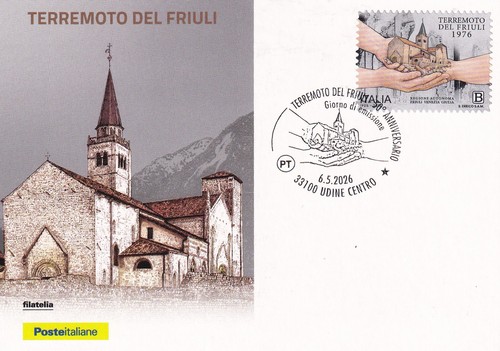 Terremoto friuli cartolina - terremoto,