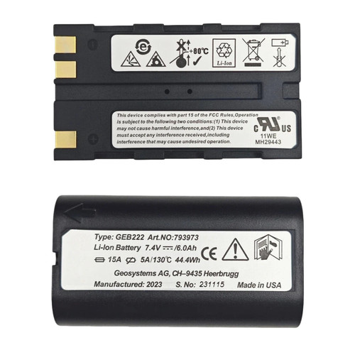 Geb222 batteria per leica - batteria,