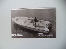 advertising Pubblicità 1981 MOTOSCAFO ILVER OPEN 23'