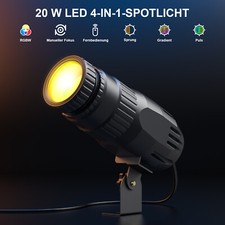 20W RGBW Pinspot LED effetto