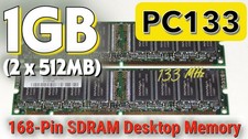 1GB (2 x 512MB) SDRAM PC133