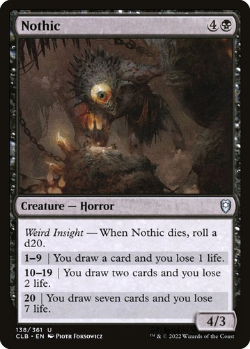Nothic commander - nothic,
