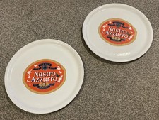 NASTRO AZZURRO PERONI 2 PIATTI PIZZA (30 CM) MADE IN ITALY BY SATURNIA