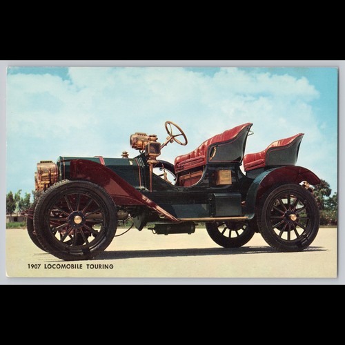 Cartolina 1907 locomobile - 1907,