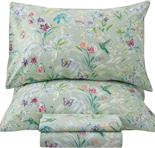 Set lenzuola queen floreale - lenzuola,
