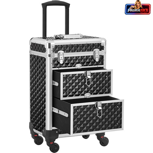 Trolley makeup alluminio - makeup,