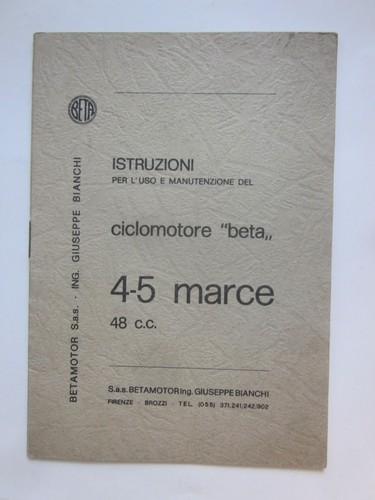 Beta ciclomotore marce 48 - ciclomotore, 4-5