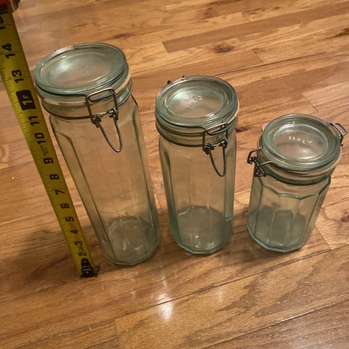 Hermetic glass jar sided - hermetic,