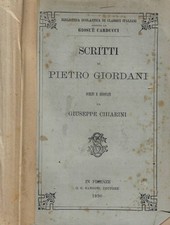 Scritti. . Pietro Giordani. 1890. .