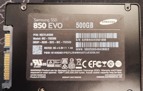 Samsung 75e500 ssd 850 evo - mz-75e500,