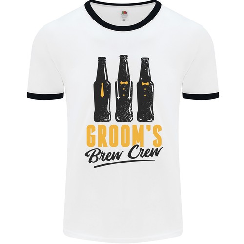 Grooms brew crew beer stag - beer,