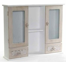 MOBILE PENSILE VETRINA LEGNO