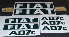 KIT ADESIVI DECALCOMANIE FIAT ALLIS AD7c PER TRATTORI AGRICOLI CINGOLATI
