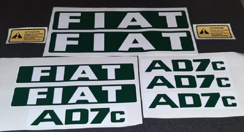 Kit adesivi decalcomanie fiat - kit,