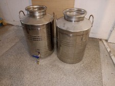 fusto acciaio inox 5Lt per latte, vino, olio