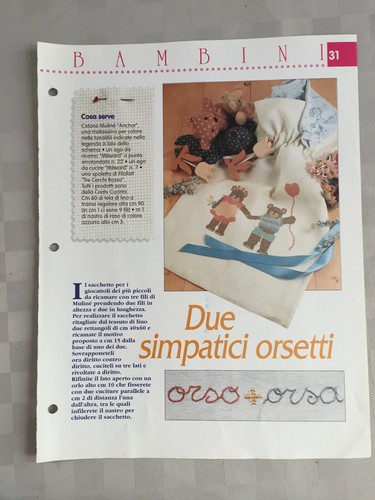 Schema punto croce bambini - punto,
