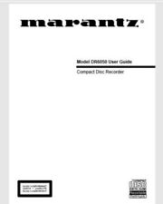 Marantz DR-6050 Lettore CD Istruzioni operative - MANUALE UTENTE 