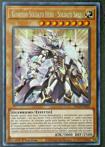 Glorioso soldato nero - nero,