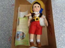 Bambola Lenci in feltro Pinocchio LE in scatola con etichette certificati