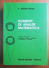 INGEGNERIA ELEMENTI DI ANALISI MATEMATICA PICCIN KEISLER FUNZIONI INTEGRALI