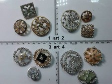 1 lotto bottoni gioiello