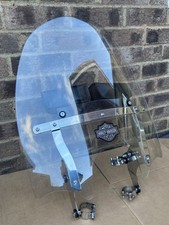 Parabrezza originale Harley Davidson sgancio rapido con borse portaoggetti Sportster