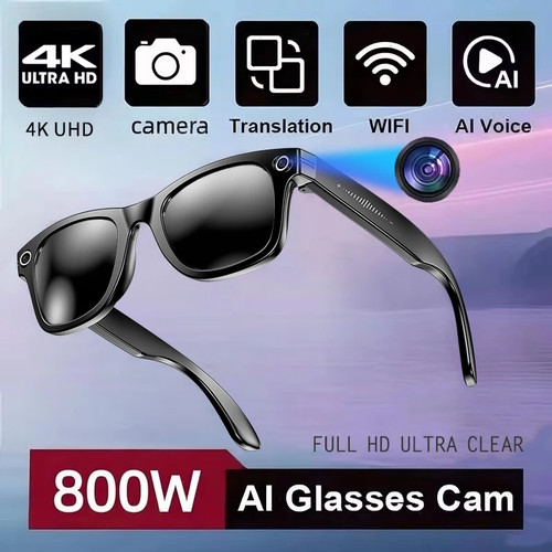 Guhuavmi smart occhiali 8mp - smart,