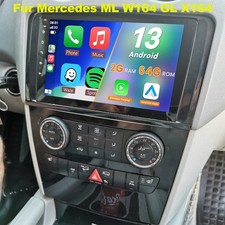 Per Mercedes Benz Classe ML/GL W164 X164 DAB+ 2+64G Android 13 Autoradio GPS RDS