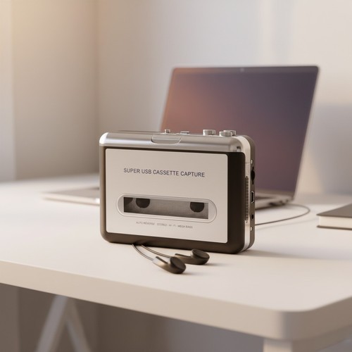 Lettore cassette portatile con - cassette,