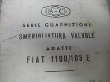 FIAT 1100 103 E - Set completo guarnizioni motore - Ricambio nuovo