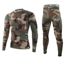 Tuta Termica intimo uomo invernale sport ciclismo Alta qualità set 