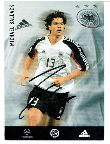 Michael ballack cartolina 2004 - michael,