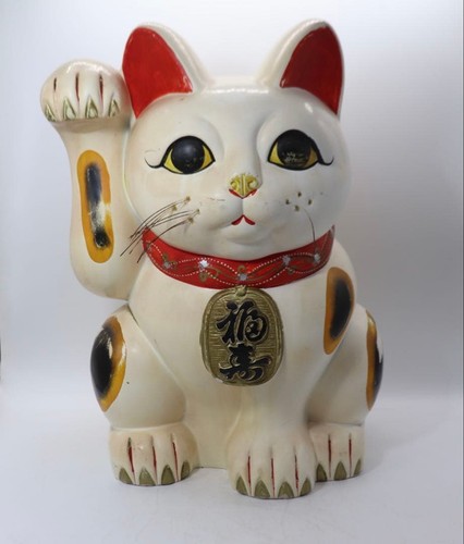 Statua gatto giapponese maneki - gatto,
