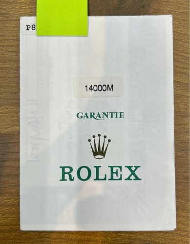 Certificato cronometro rolex - certificato,