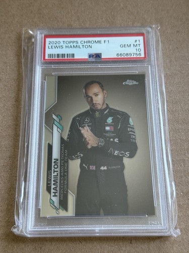 2020 topps chrome lewis - chrome, f1