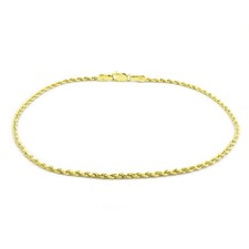 10k Oro Giallo Massiccio 1mm