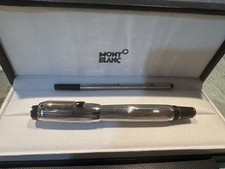Penna Montblanc Boheme Cromata Rubino Nero  con Scatola. Stilografica