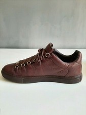 SNEAKERS BASSE ARENA IN PELLE BORDEAUX - Balenciaga EU 45