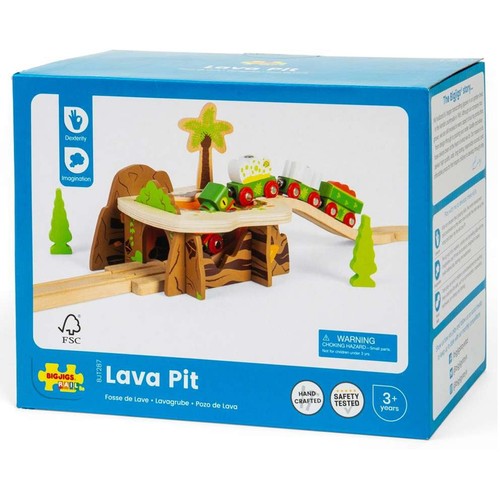 Bigjigs rail lava pit - lava,