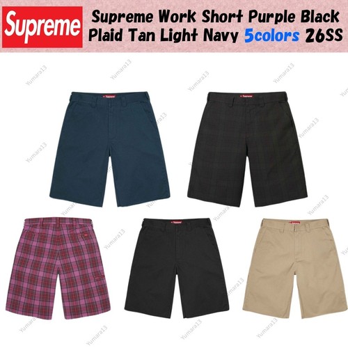 Supreme work short viola nero - work,