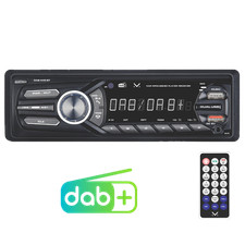Autoradio RDS FM stereo/DAB+ PLL, Bluetooth, Doppio USB, Majestic DAB 445 BT
