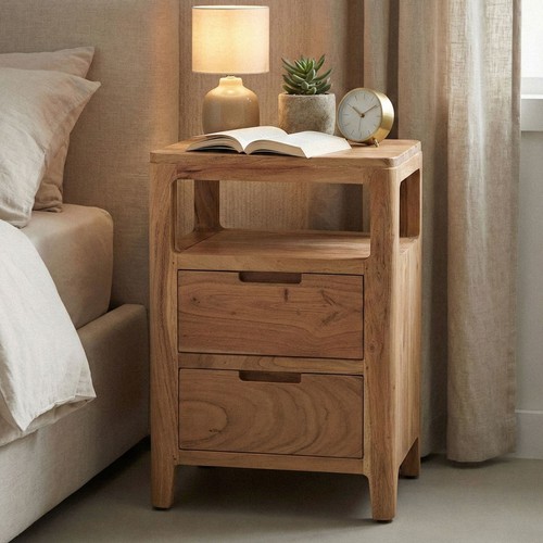 Comodino legno massello - legno,