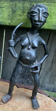 Antique African bronze Female