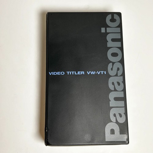 Panasonic titoli video - video, vw-vt1e