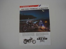 advertising Pubblicità 1987 MOTO HONDA CMX 450 REBEL