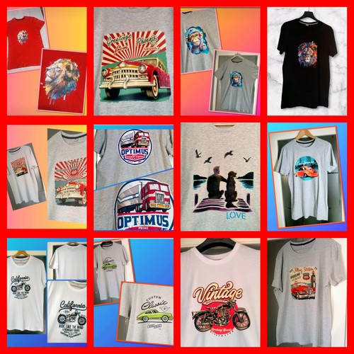 Shirt uomo con - t-shirt, stampe